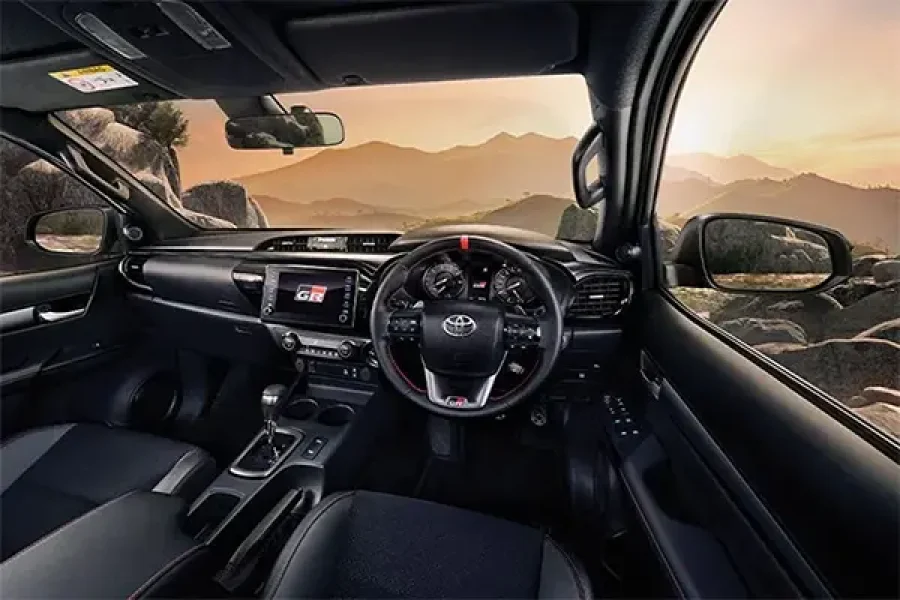 Toyota Hilux wading Rent a Car