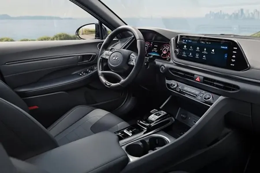 Hyundai Sonata wading Rent a Car