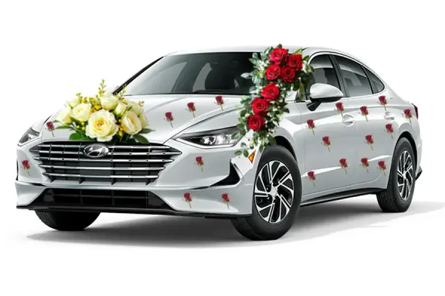 Hyundai Sonata wading Rent a Car