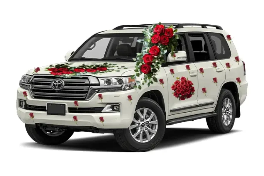 Toyota Land Cruiser v8 wading Rent a Car
