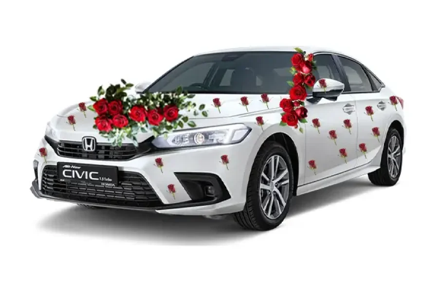 Honda Civic New Model wading Rent a Car