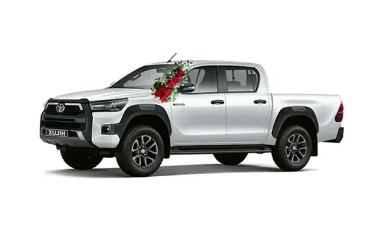 Toyota Hilux wading Rent a Car