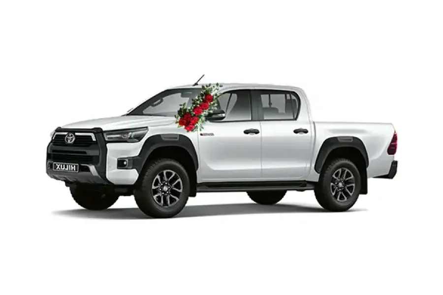 Toyota Hilux wading Rent a Car