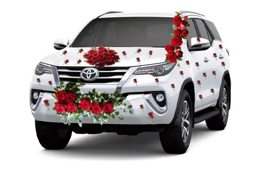 Toyota Fortuner wading Rent a Car